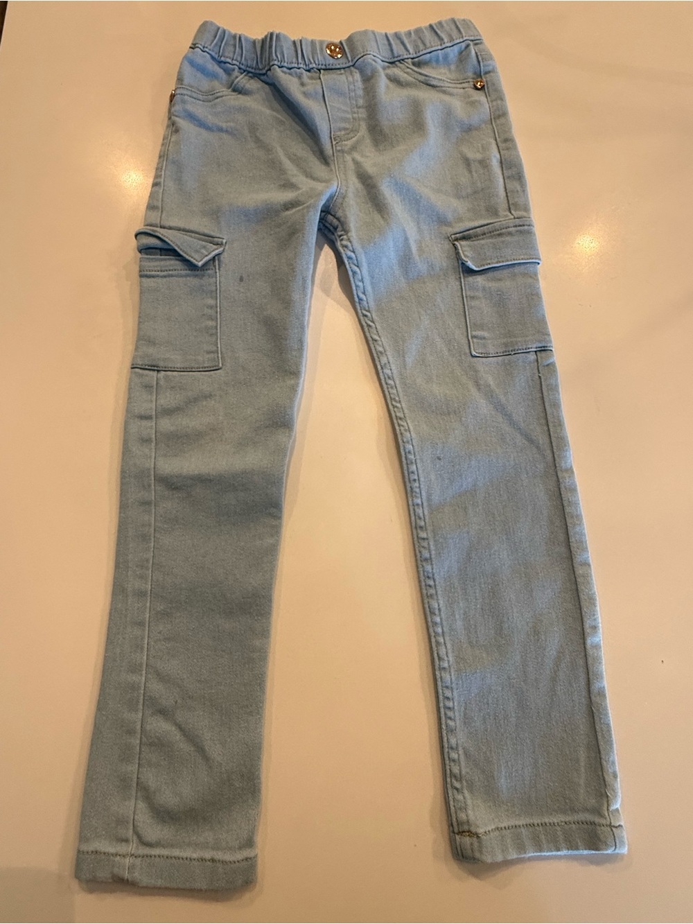 Nanette Lepore Light Blue Skinny Cargo Jeans
